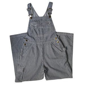 Denim Overalls Pinstripe